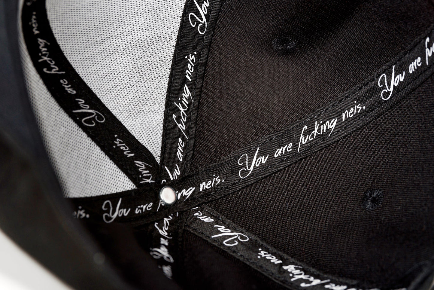 Neis "Crew" Snapback Cap schwarz